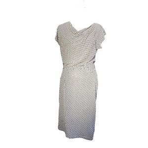 🔥CAbi Bodycon Dress Ruched Waist Sz S